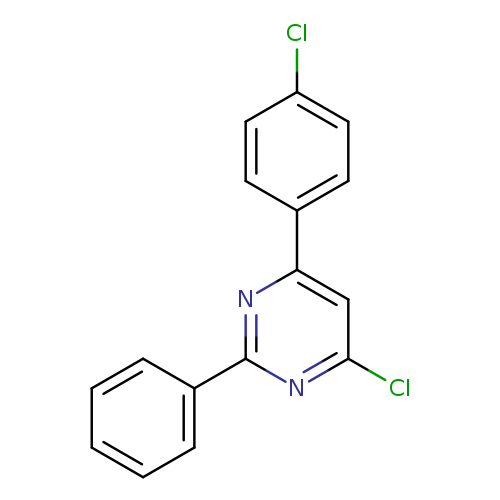 4-chloro-6-(4-chlorophenyl)-2-phenylpyrimidine