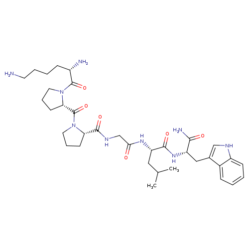 L-Tryptophanamide, L-lysyl-L-prolyl-L-prolylglycyl-L-leucyl- (9CI)