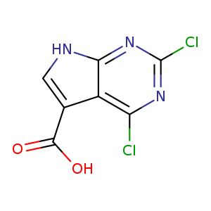 2,4-dichloro-7H-pyrrolo[2,3-d]pyrimidine-5-carboxylicacid