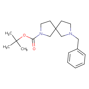 2,7-Diazaspiro[4.4]nonane-2-carboxylic acid, 7-(phenylMethyl)-, 1,1-diMethylethyl ester