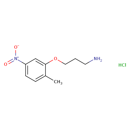 3-(2-methyl-5-nitrophenoxy)propan-1-aminehydrochloride