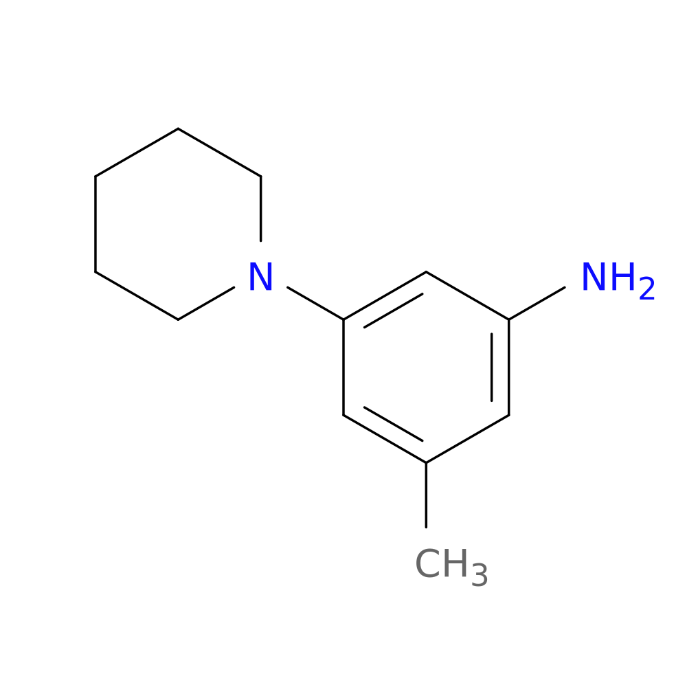 3-methyl-5-(piperidin-1-yl)aniline