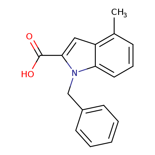 1-Benzyl-4-methyl-1H-indole-2-carboxylic acid
