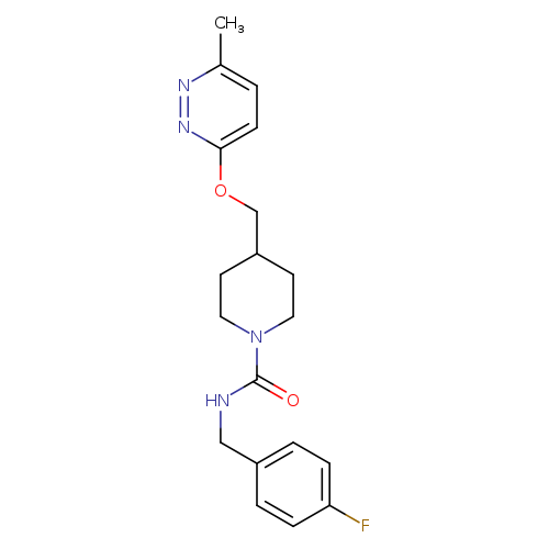 N-[(4-fluorophenyl)methyl]-4-{[(6-methylpyridazin-3-yl)oxy]methyl}piperidine-1-carboxamide