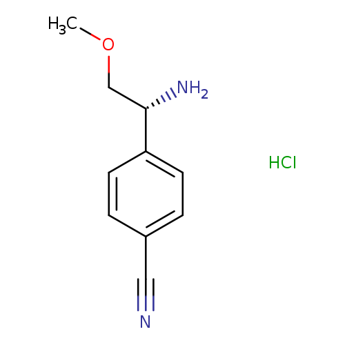 (R)-4-(1-Amino-2-methoxyethyl)benzonitrile hydrochloride