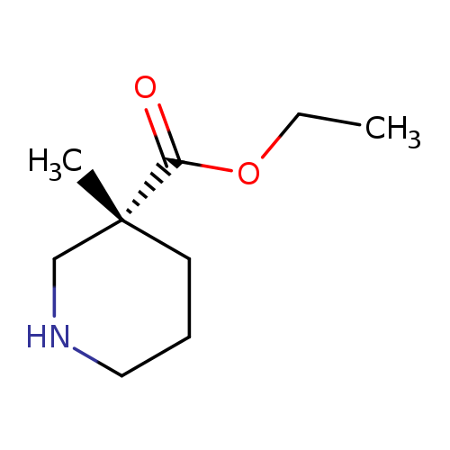 3-Piperidinecarboxylic acid, 3-methyl-, ethyl ester, (3R)-