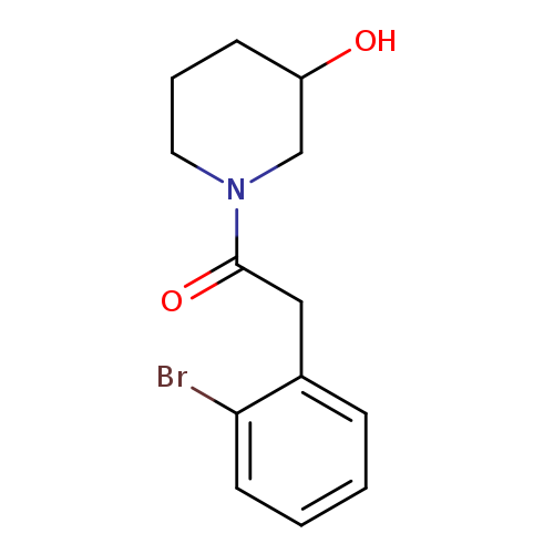 2-(2-bromophenyl)-1-(3-hydroxypiperidin-1-yl)ethan-1-one