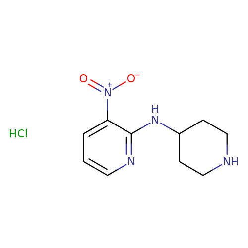 3-nitro-N-(4-piperidyl)pyridin-2-amine hydrochloride