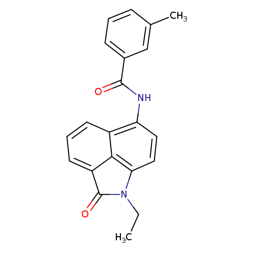 N-{2-ethyl-3-oxo-2-azatricyclo[6.3.1.0^{4,12}]dodeca-1(11),4(12),5,7,9-pentaen-9-yl}-3-methylbenzamide