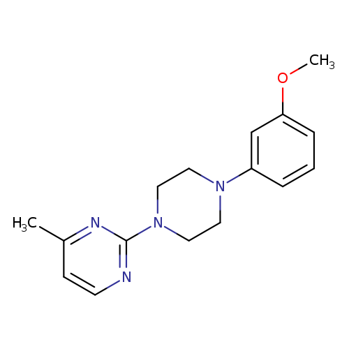 2-[4-(3-methoxyphenyl)piperazin-1-yl]-4-methylpyrimidine