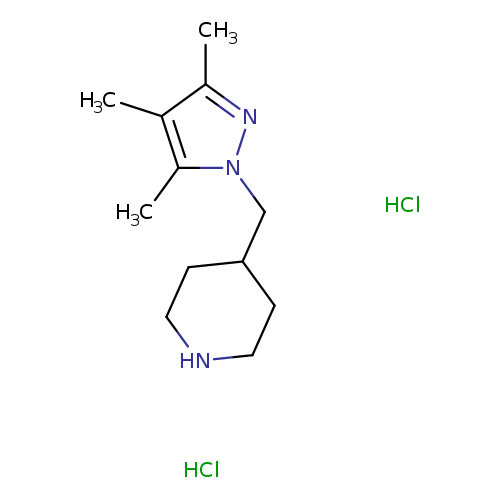 4-[(trimethyl-1H-pyrazol-1-yl)methyl]piperidine dihydrochloride