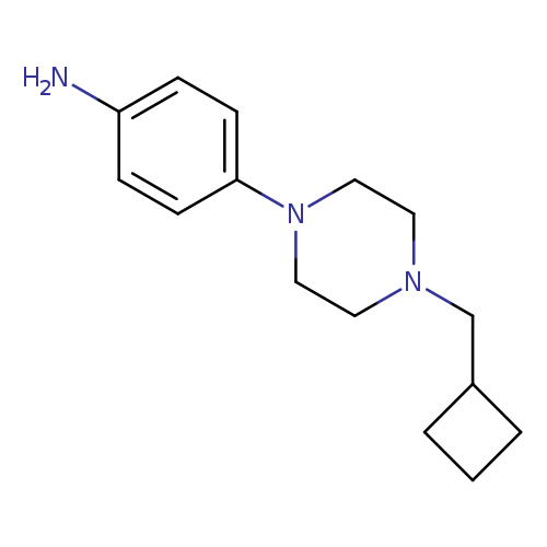 4-[4-(cyclobutylmethyl)piperazin-1-yl]aniline
