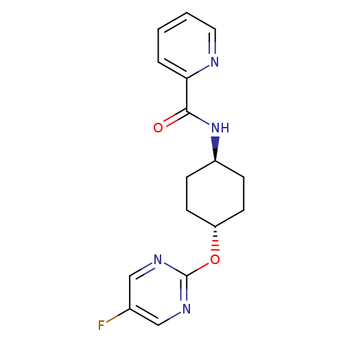 N-[(1r,4r)-4-[(5-fluoropyrimidin-2-yl)oxy]cyclohexyl]pyridine-2-carboxamide