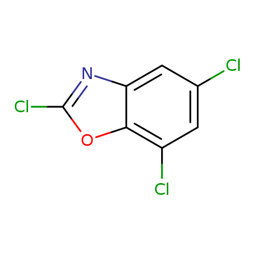 2,5,7-trichloro-1,3-benzoxazole
