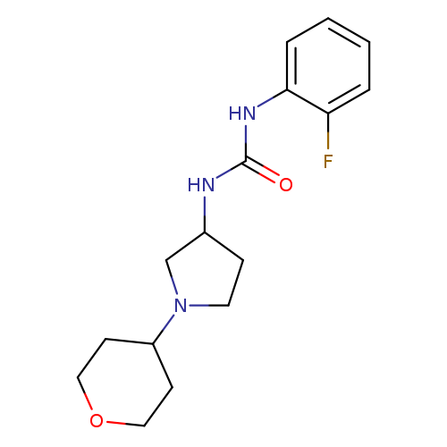 1-(2-fluorophenyl)-3-[1-(oxan-4-yl)pyrrolidin-3-yl]urea