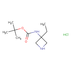 tert-butyl N-(3-ethylazetidin-3-yl)carbamate hydrochloride