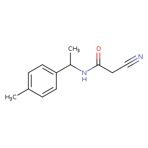 2-Cyano-n-[1-(4-methylphenyl)ethyl]acetamide