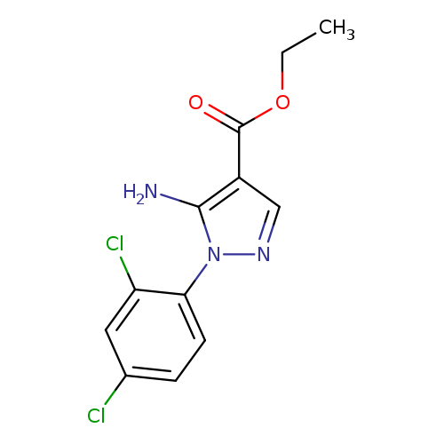 ethyl 5-amino-1-(2,4-dichlorophenyl)pyrazole-4-carboxylate