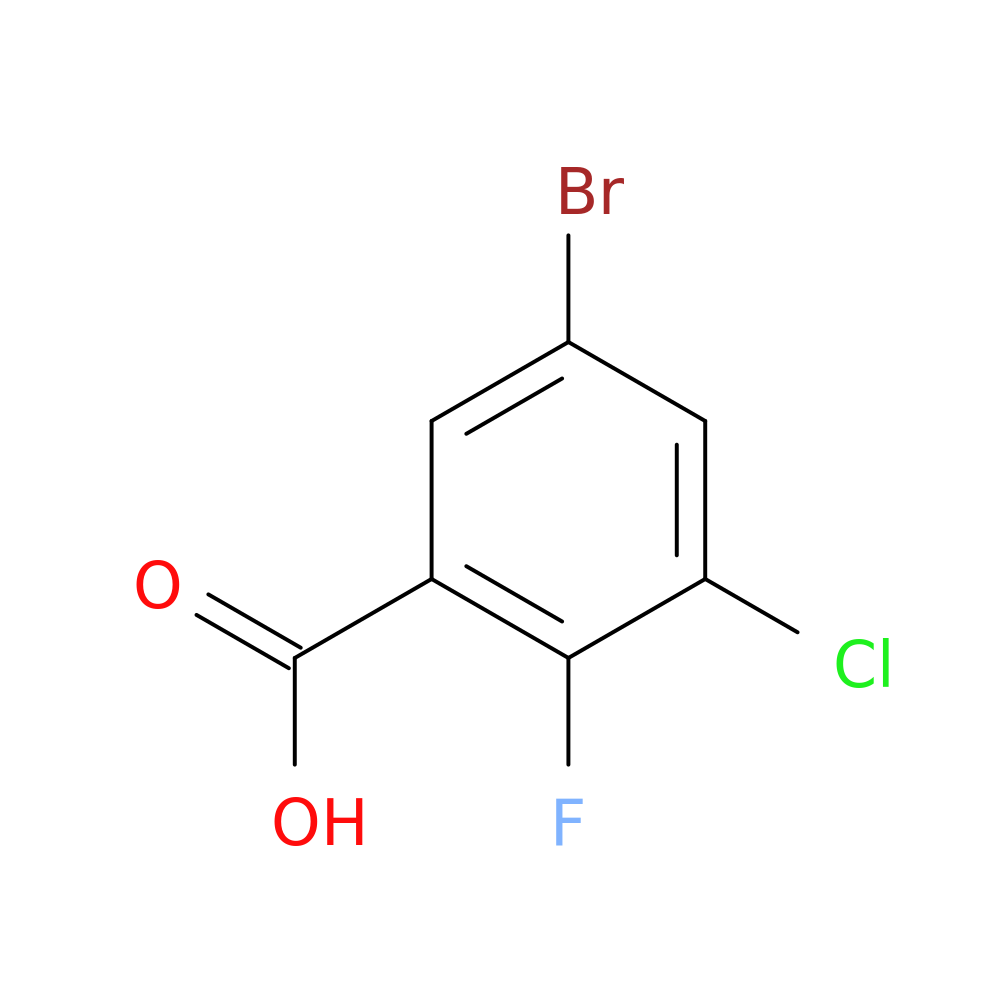 5-Bromo-3-chloro-2-fluorobenzoic acid