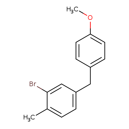 2-Bromo-4-(4-methoxybenzyl)-1-methylbenzene