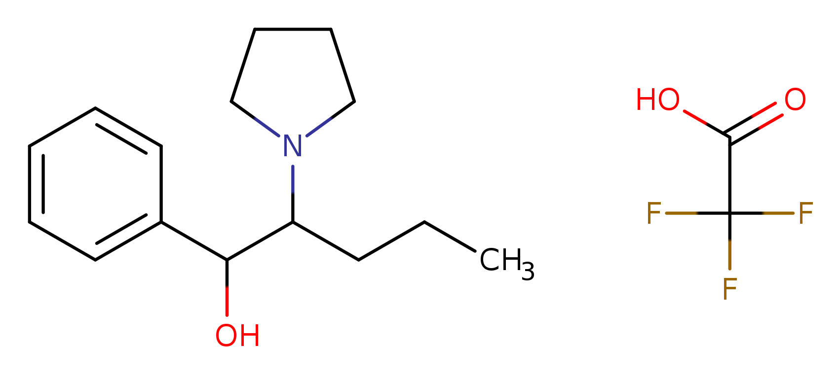 α-phenyl-β-propyl-1-pyrrolidineethanol,2,2,2-trifluoroacetatesalt