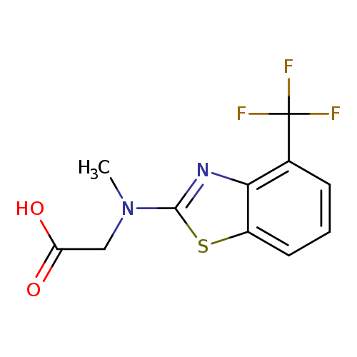 N-Methyl-N-(4-(trifluoromethyl)benzo[d]thiazol-2-yl)glycine