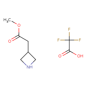 3-Azetidineacetic acid, methyl ester, 2,2,2-trifluoroacetate (1:1)