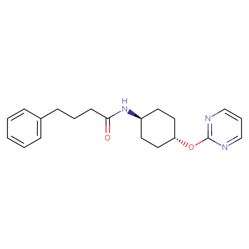 4-phenyl-N-[(1r,4r)-4-(pyrimidin-2-yloxy)cyclohexyl]butanamide