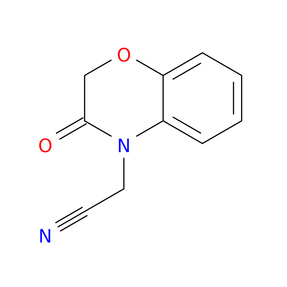 2,3-Dihydro-3-oxo-4H-1,4-benzoxazine-4-acetonitrile