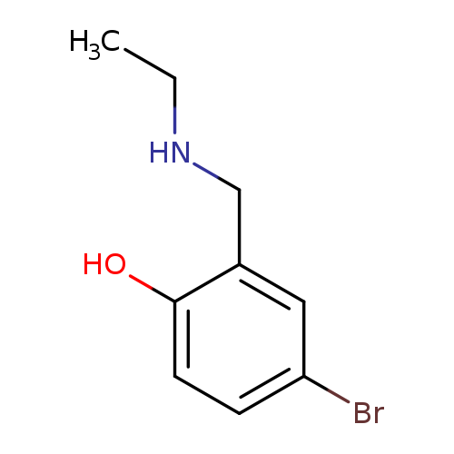 4-bromo-2-((ethylamino)methyl)phenol