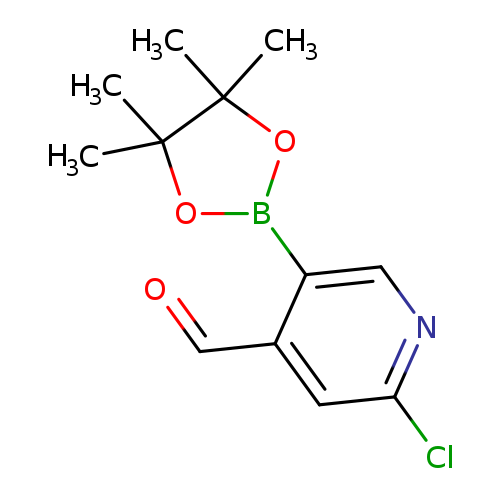 2-Chloro-4-formylpyridine-5-boronic acid pinacol ester
