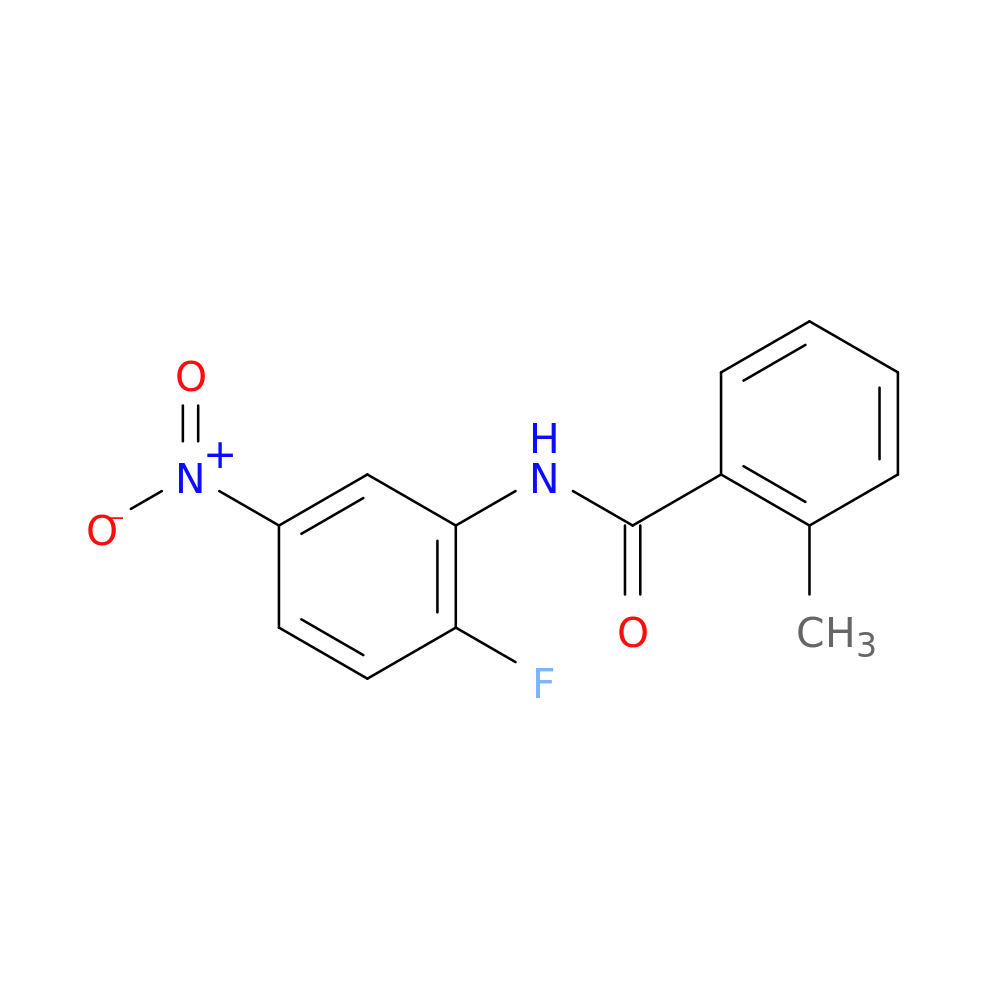 N-{2-fluoro-5-nitrophenyl}-2-methylbenzamide
