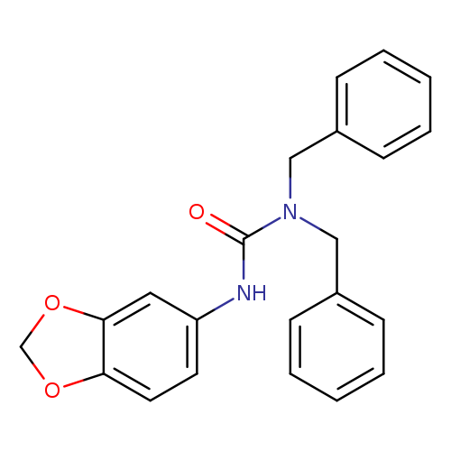 3-(2H-1,3-benzodioxol-5-yl)-1,1-dibenzylurea
