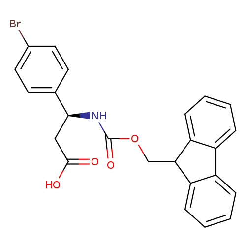 (S)-3-((((9H-Fluoren-9-yl)methoxy)carbonyl)amino)-3-(4-bromophenyl)propanoic acid