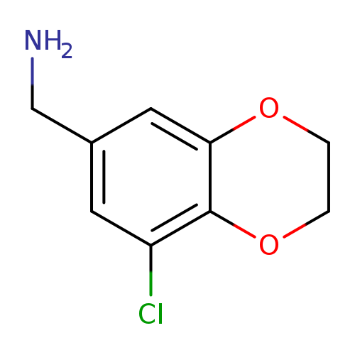 (8-chloro-2,3-dihydro-1,4-benzodioxin-6-yl)methanamine