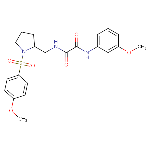 N-{[1-(4-methoxybenzenesulfonyl)pyrrolidin-2-yl]methyl}-N'-(3-methoxyphenyl)ethanediamide