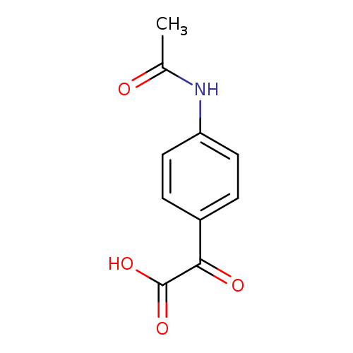 2-(4-acetamidophenyl)-2-oxoacetic acid