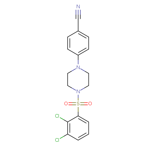 4-[4-(2,3-dichlorobenzenesulfonyl)piperazin-1-yl]benzonitrile