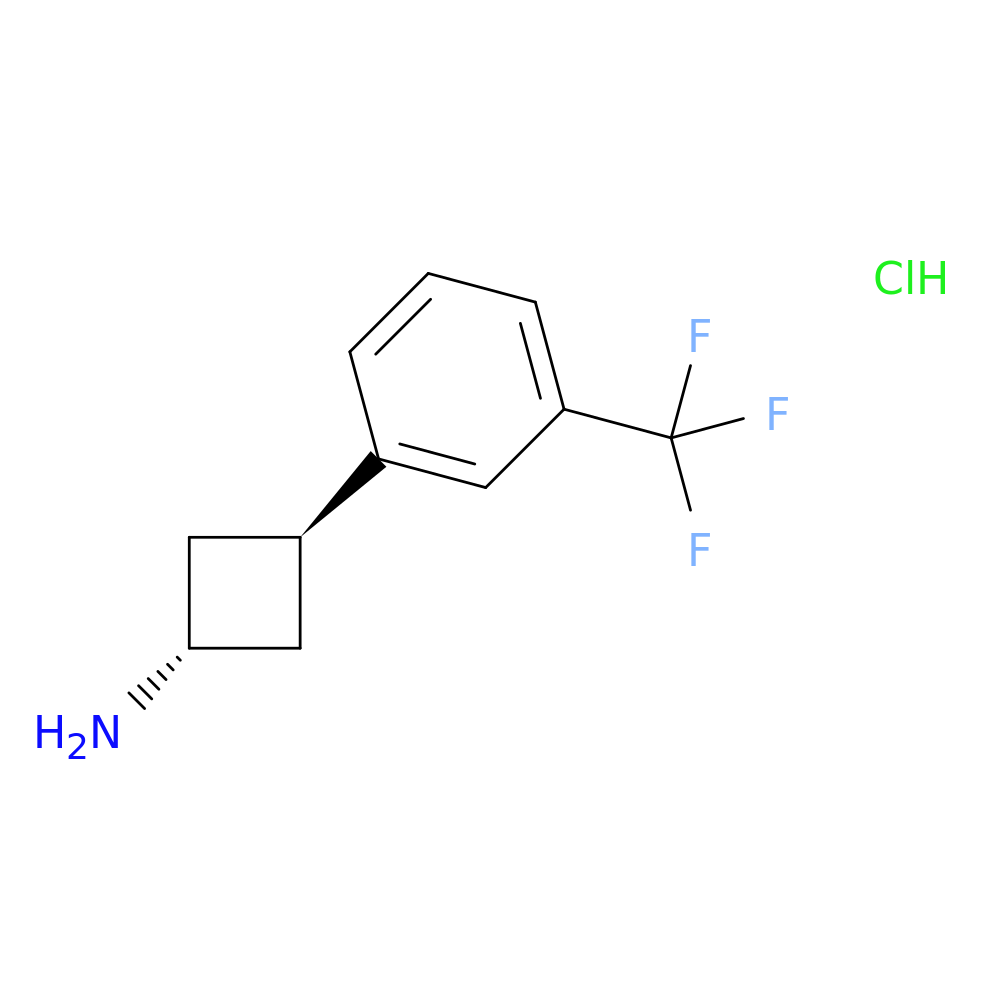 (1r,3r)-3-[3-(trifluoromethyl)phenyl]cyclobutan-1-amine hydrochloride