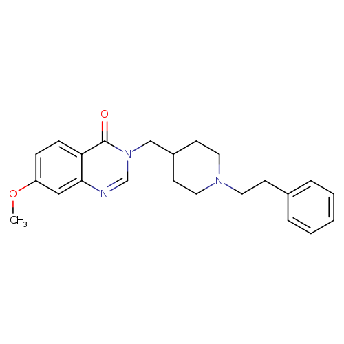 7-methoxy-3-{[1-(2-phenylethyl)piperidin-4-yl]methyl}-3,4-dihydroquinazolin-4-one