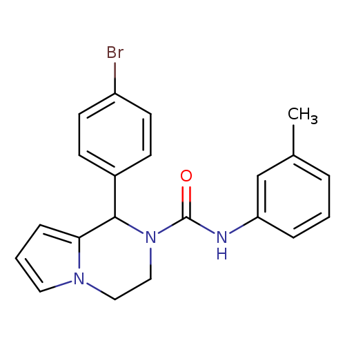 1-(4-bromophenyl)-N-(3-methylphenyl)-1H,2H,3H,4H-pyrrolo[1,2-a]pyrazine-2-carboxamide