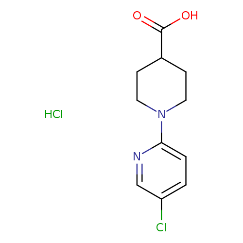 1-(5-chloropyridin-2-yl)piperidine-4-carboxylic acid hydrochloride