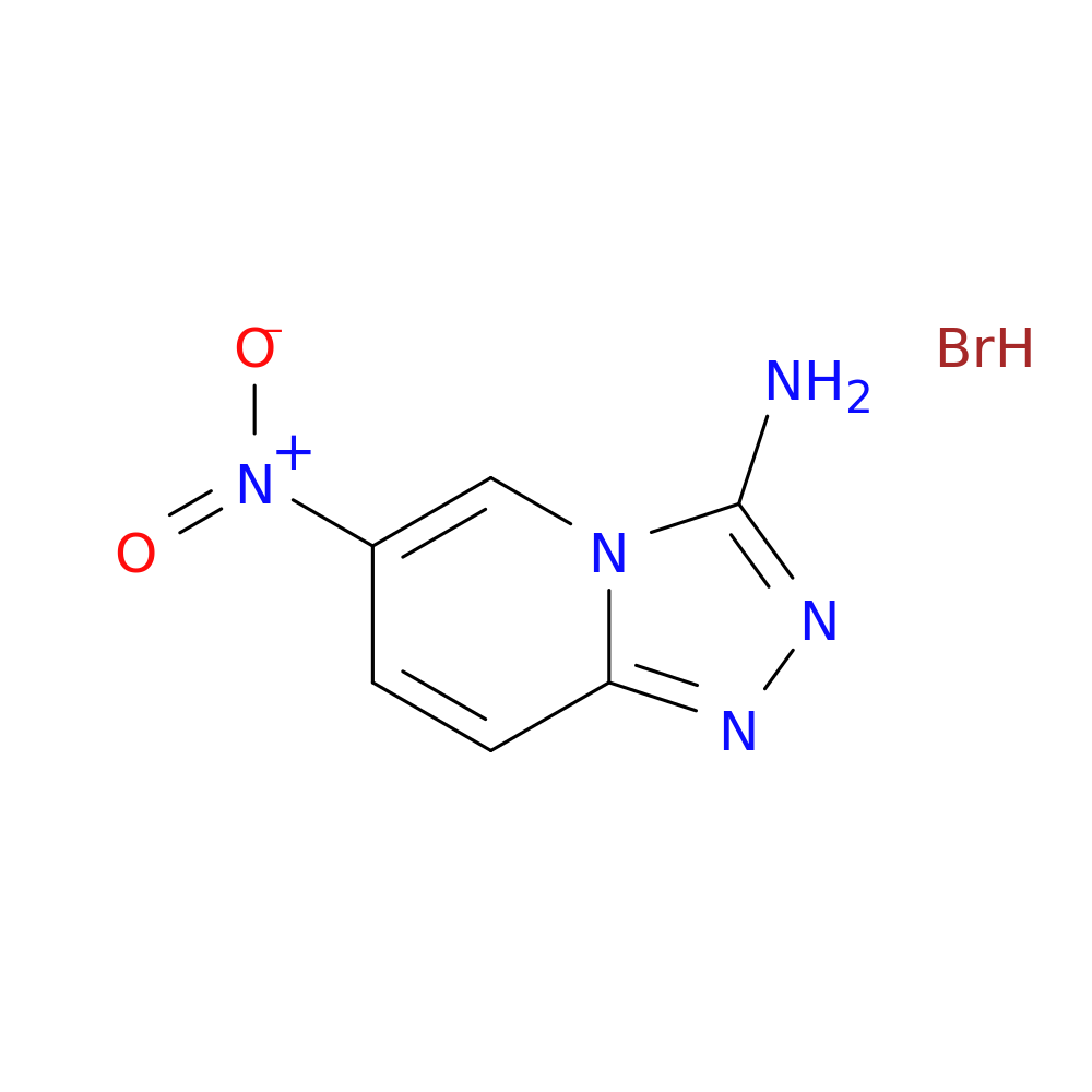 6-nitro-[1,2,4]triazolo[4,3-a]pyridin-3-amine hydrobromide
