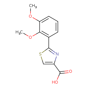 2-(2,3-dimethoxyphenyl)-1,3-thiazole-4-carboxylic acid