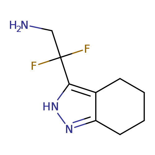 2,2-difluoro-2-(4,5,6,7-tetrahydro-2H-indazol-3-yl)ethan-1-amine