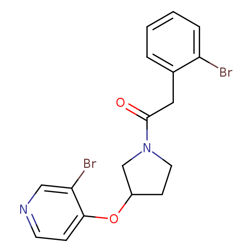 2-(2-bromophenyl)-1-{3-[(3-bromopyridin-4-yl)oxy]pyrrolidin-1-yl}ethan-1-one