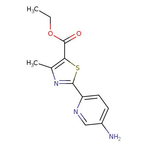 Ethyl 2-(5-amino-2-pyridyl)-4-methylthiazole-5-carboxylate