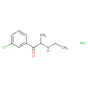 1-(3-chlorophenyl)-2-(ethylamino)propan-1-one,monohydrochloride