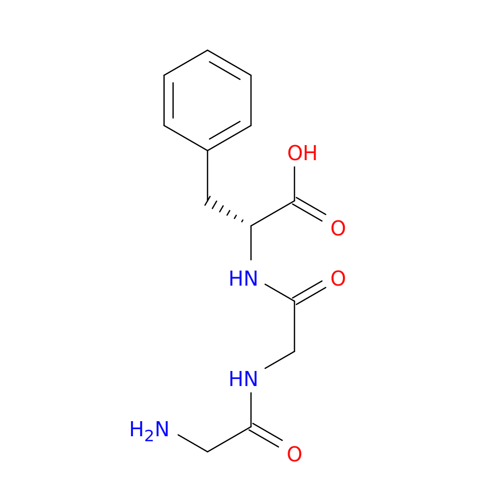 Glycylglycyl-D-phenylalanine