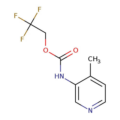 2,2,2-trifluoroethyl N-(4-methylpyridin-3-yl)carbamate
